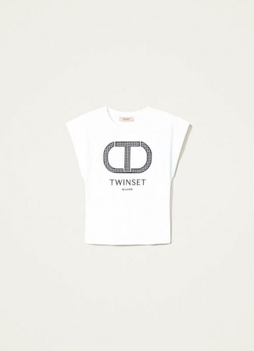 Camiseta Logo Twinset - Foto 5/5