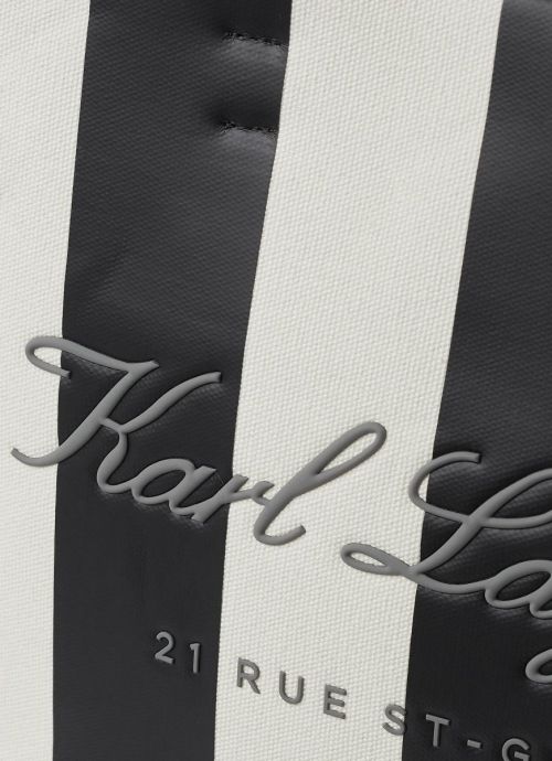 Bolsa Lona Rayas Hotel Karl Lagerfeld - Foto 3/5